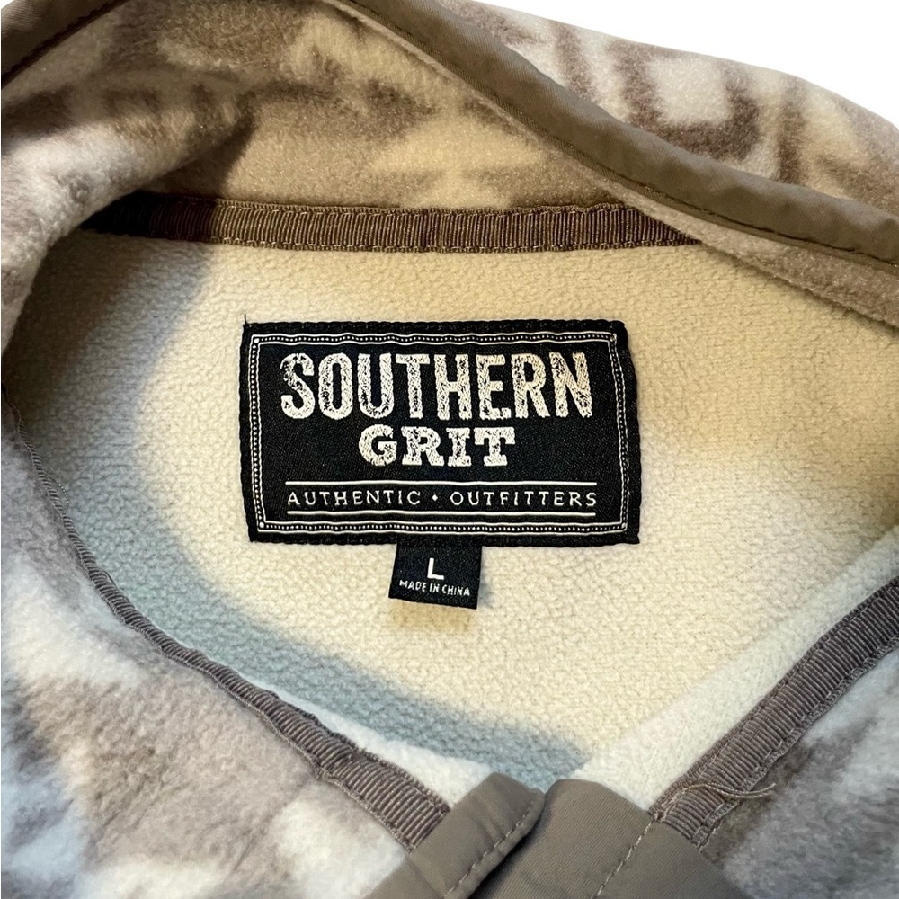Southern Grit Southwest Horizon Tundra Fleece Snap Pullover - Picture 2 of 4